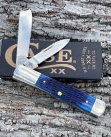 CASE XX ** 2024 BLUE BONE ROGERS CORN COB JIG RAZOR