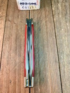 Robeson Shuredge by Queen Small Cattleman’s Stockman Strawberry Red Jigged Bone 1994