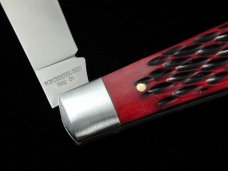 Beaver Falls Cutlery 2023 Red Jigged Bone Jack Knife from Cooper Cutlery USA RJB