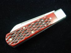 Beaver Falls Cutlery 2023 Red Jigged Bone Jack Knife from Cooper Cutlery USA RJB