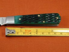 Beaver Falls Cutlery 2023 Green Jigged Bone Jack Knife from Cooper Cutlery USA GJB