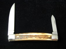 Great Eastern Cutlery Northfield Sambar Stag Congress Clerk Knife 130224 Wharncliffe