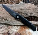 BESTECH SWORDFISH KNIFE BG03I Liner Lock Black G10 Handle 4" D2 Gray Drop Point