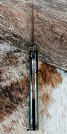 BESTECH SWORDFISH KNIFE BG03A Liner Lock Green G10 Handle 4" D2 Gray Drop Point