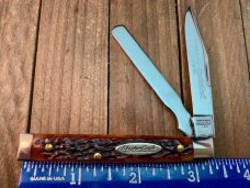 Robeson Mastercraft by Queen Small Doctor’s Knife Amber Jigged Bone 1 of 200