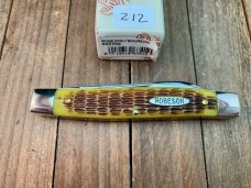 Robeson Shuredge by Queen Yankee Hawbaker Muskrat Antique Jigged Bone 1 of 200
