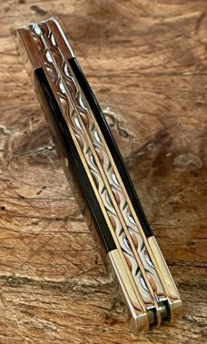 Taylor's Eye Witness New 3-Blade Custom Stockman with Buffalo Scales and Back Spring Filing