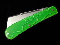 Titusville Cutlery 2024 Portal Fluid Acrylic Big Easy Cotton Knife Rare 1 of 60 COA USA Made