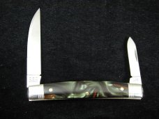 Great Eastern Cutlery Hummingbird Acrylic Congress Clerk Knife 130224 Wharncliffe 1095 Steel USA