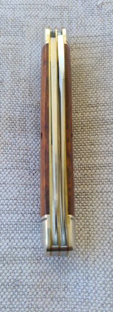 GEC Northfield Bayou Trapper..888222..Honknose Clip & Lambsfoot..4" clsd..1095 & desert ironwood