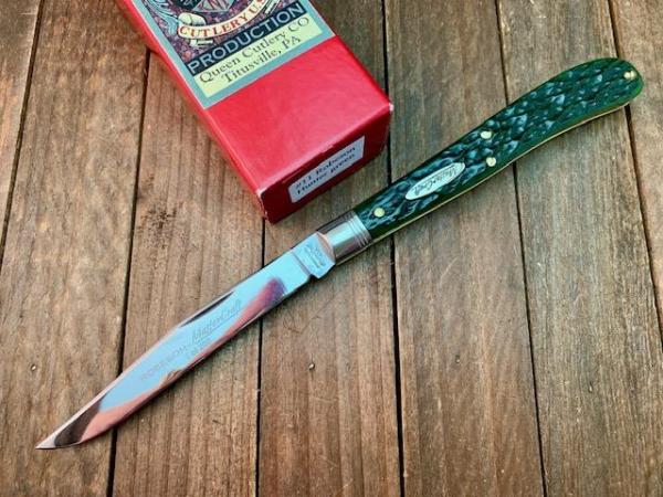 Robeson Mastercraft by Queen Slim Farmers Trapper Hunter Green Jigged Bone 1 of 200 