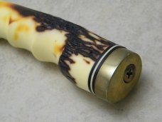 Uncle Henry Schrade + USA 153UH Staglon Super-Sharp Golden Spike Fixed Blade Sheath Knife in Box