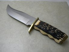 Uncle Henry Schrade + USA 171UH Staglon Pro Hunter Fixed Blade Sheath Knife 