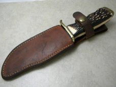 Uncle Henry Schrade + USA 171UH Staglon Pro Hunter Fixed Blade Sheath Knife 