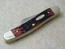 Case XX USA 8 Dot 6318 Red Bone Peach Seed Stockman Knife 2023