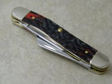 Case XX USA 8 Dot 6318 Red Bone Peach Seed Stockman Knife 2023