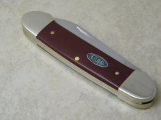 Case XX USA 42131 Mulberry Smooth Canoe Knife in Box 2023