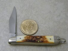 Case XX Stainless 2 Dot 5120R Stag Peanut Knife 1978