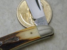 Case XX Stainless 2 Dot 5120R Stag Peanut Knife 1978