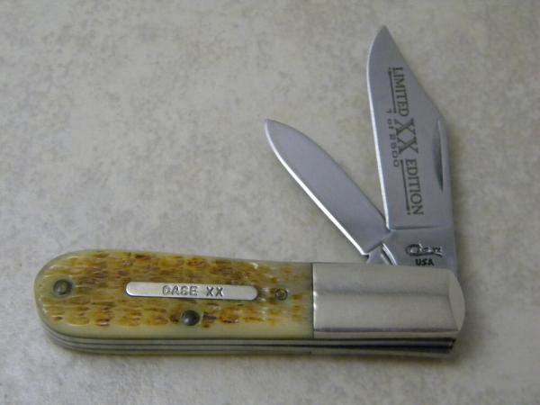 Case XX USA 4 Dot 62009 1/2 Limited Edition 1 of 2500 Bone Barlow Knife Case XX USA 4 Dot 62009 1/2 Limited Edition 1 of 2500 Bone Barlow Knife