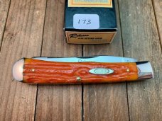 Robeson Pocketeze by Queen Trapper Autumn Gold Carved Stag Bone