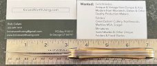 Great Eastern Cutlery Tidioute 542208P Harness Jack Knife, Frontier Bone Scales, Unused (GEC 54) 