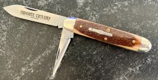 Great Eastern Cutlery Tidioute 542208P Harness Jack Knife, Frontier Bone Scales, Unused (GEC 54) 
