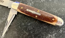 Great Eastern Cutlery Tidioute 542208P Harness Jack Knife, Frontier Bone Scales, Unused (GEC 54) 