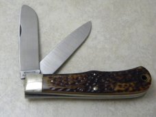 *RARE* Remington USA R1123 Delrin Jumbo Trapper Knife 1976