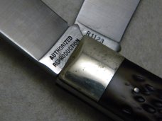 *RARE* Remington USA R1123 Delrin Jumbo Trapper Knife 1976
