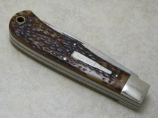*RARE* Remington USA R1123 Delrin Jumbo Trapper Knife 1976