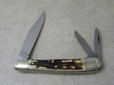 J. Nelson-Mayer and Sons Cutlery Co Germany Stag Bicentennial Whittler Knife