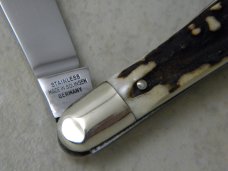 J. Nelson-Mayer and Sons Cutlery Co Germany Stag Bicentennial Whittler Knife