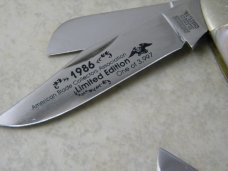 American Blade Chatt TN 1986 Lmtd. Ed. Fancy Pearl Sowbelly Knife