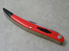 Western States Boulder Colo. Red Toothpick Fish Knife c.1911-1951