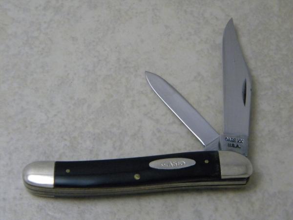 Case XX USA Slick Black 22087 Medium Jack Knife 1965-1969 Case XX USA Slick Black 22087 Medium Jack Knife 1965-1969