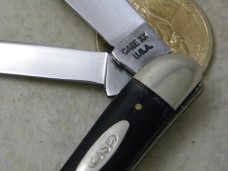 Case XX USA Slick Black 22087 Medium Jack Knife 1965-1969