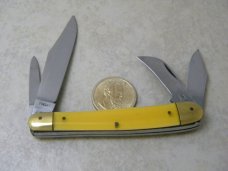 Kissing Crane Robt Klass Solingen Germany 2346XV 4-Blade Stockman Knife 1976