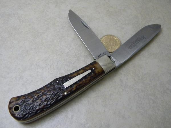*RARE* Remington USA R1123 Delrin Jumbo Trapper Knife 1975 *RARE* Remington USA R1123 Delrin Jumbo Trapper Knife 1975