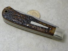 *RARE* Remington USA R1123 Delrin Jumbo Trapper Knife 1975