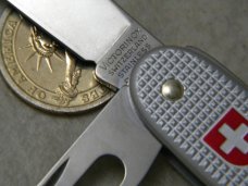 Victorinox Switzerland 05 Silver ALOX Soldier Knife 