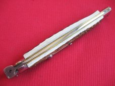 New Old Stock "INOX" 13 Inch Stag ITALIAN STILETTO Switchblade Knife