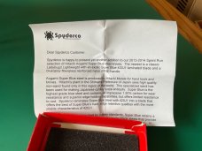 SPYDERCO LADYBUG 3-SUPER BLUE SPRINT RUN. Hard to find.