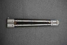 ++ Vintage Traditional Philippines Balisong Butterfly Knife w/Horn Handle Scales ++