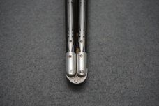 ++ Vintage Traditional Philippines Balisong Butterfly Knife w/Horn Handle Scales ++