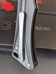 NIB ACK X-TREAM BLACK SMARTY BOLSTER RELEASE COIL SPRING TRICK AUTO 