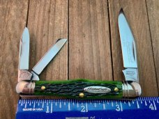 Robeson Mastercraft by Queen Fiddleback Whittler Hunter Green Bone 1 of 200 