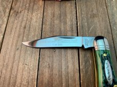 Robeson Mastercraft by Queen Fiddleback Whittler Hunter Green Bone 1 of 200 