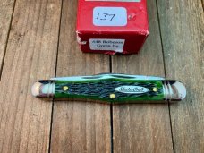 Robeson Mastercraft by Queen Fiddleback Whittler Hunter Green Bone 1 of 200 