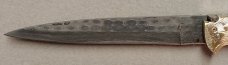 13" Double Eagle Picklock Switchblade. Damascus Blade and Multi Color Acrylic handles.